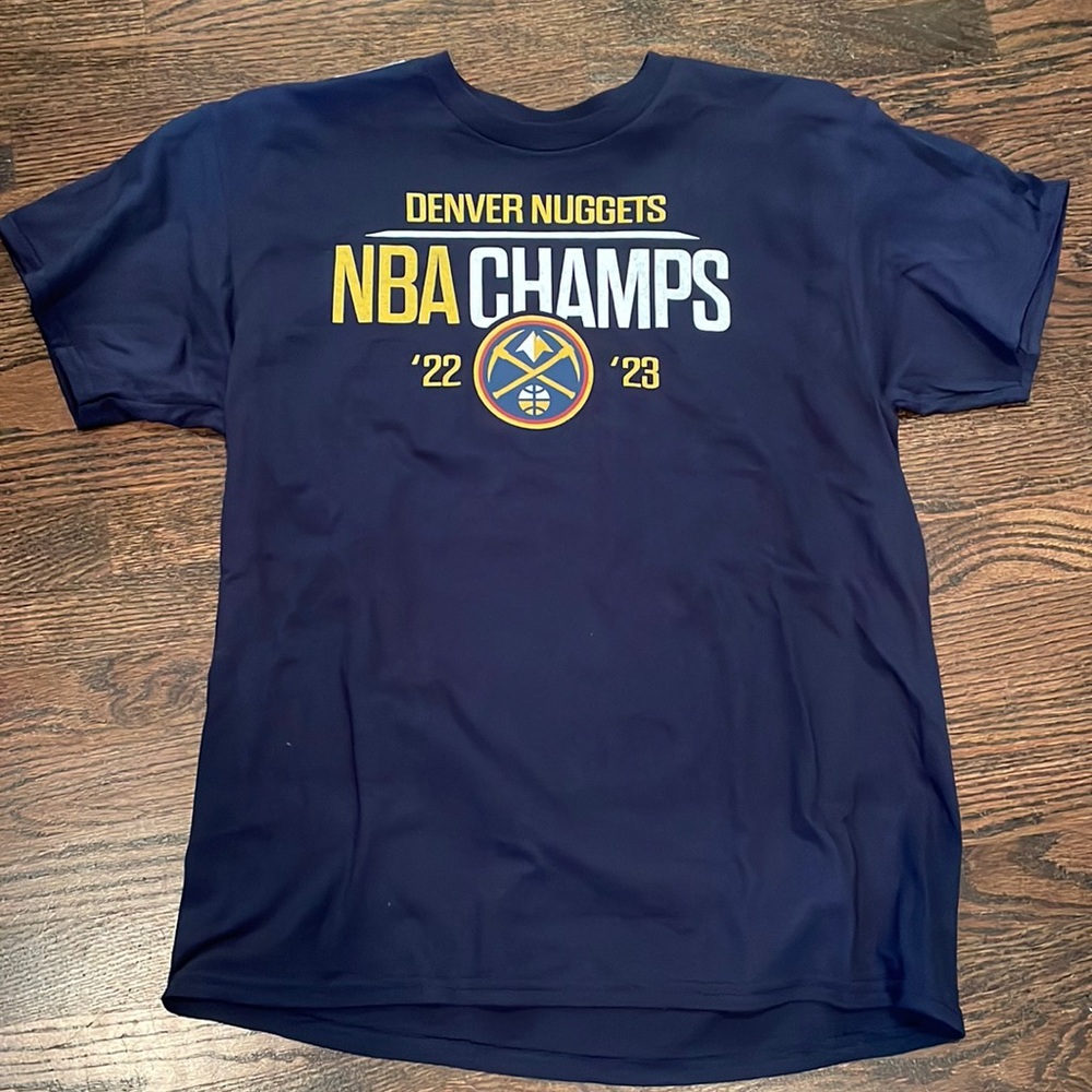 Denver Nuggets 2022-23 NBA Champs T-Shirt NEW